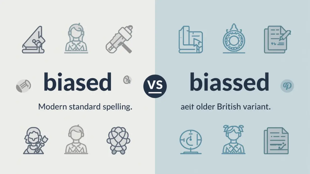 Biased or Biassed