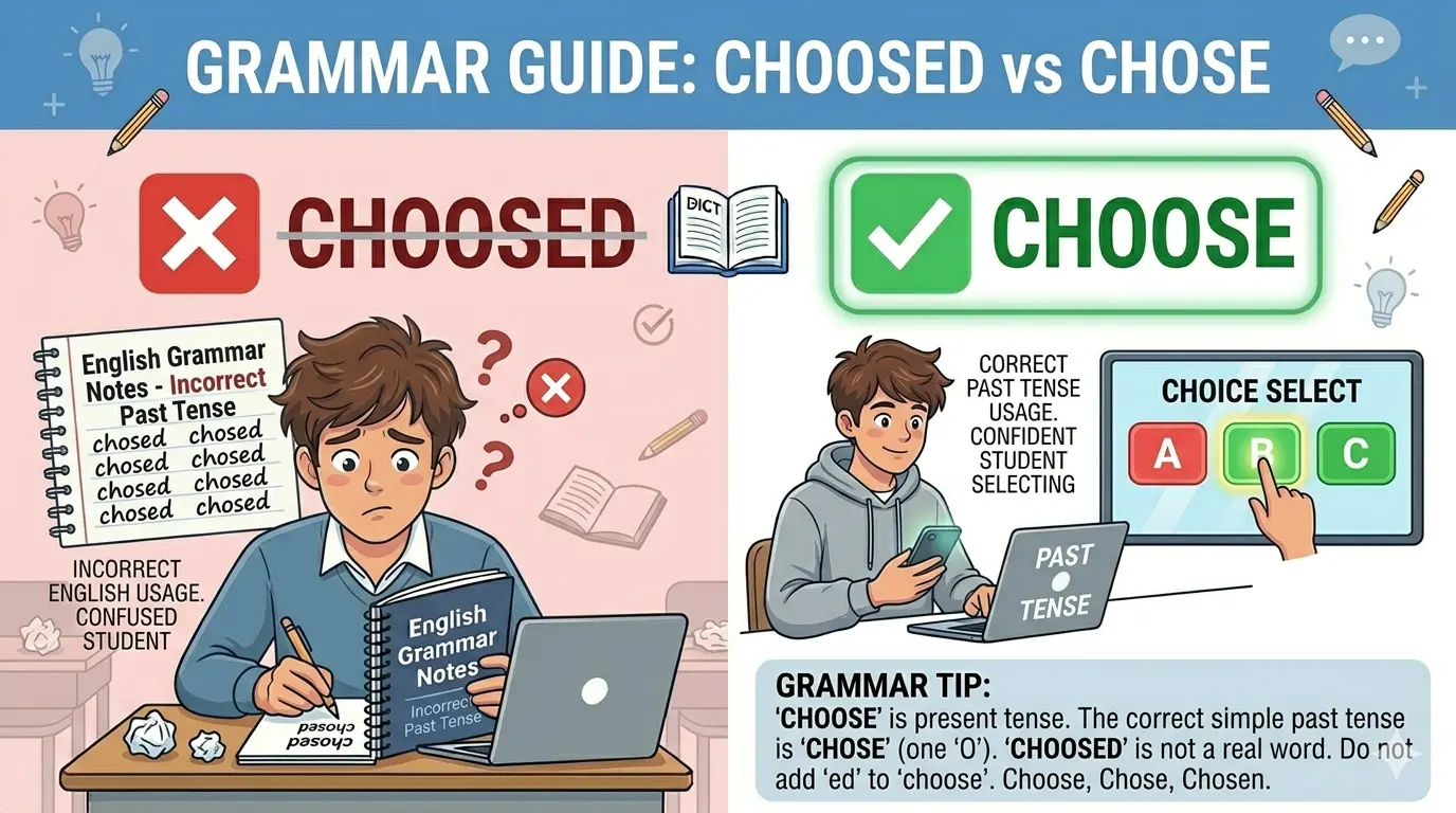 Choosed or Chose