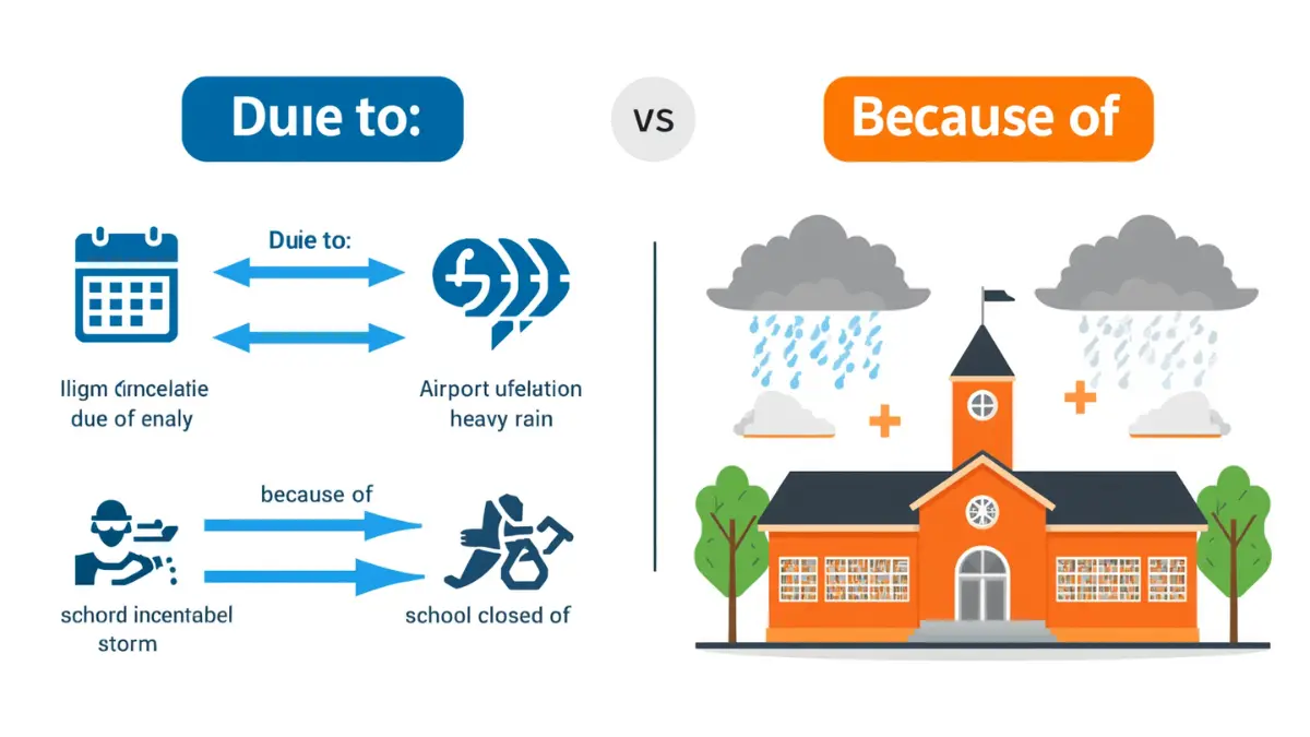 Due to or Because of