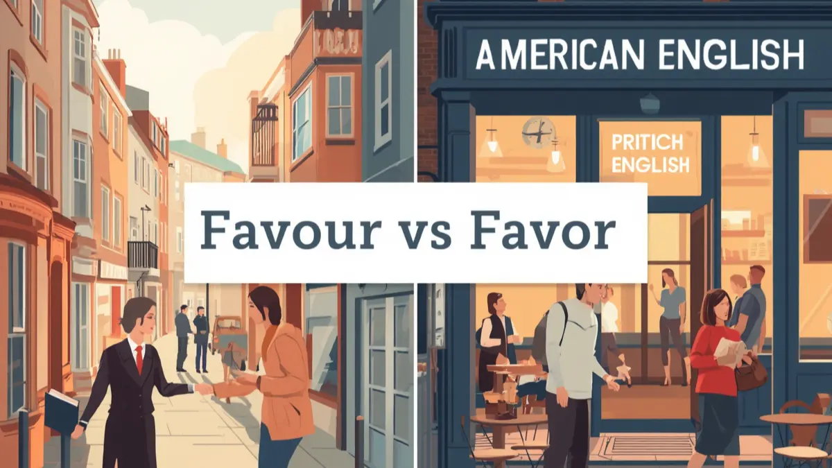 Favour or Favor