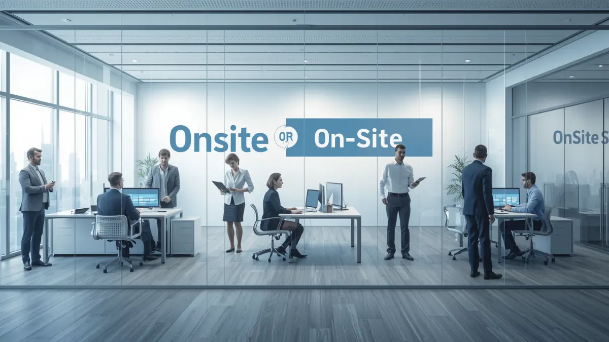 Onsite or On-Site