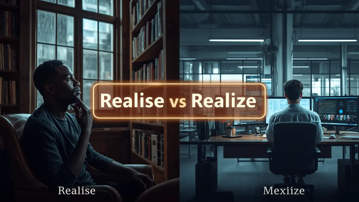Realise or Realize