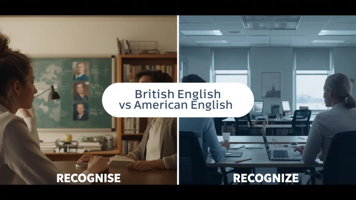 Recognise or Recognize