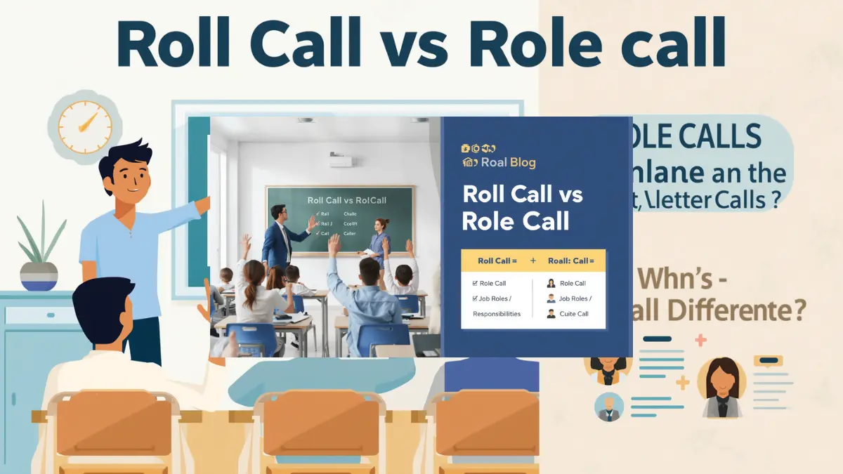 Roll Call or Role Call