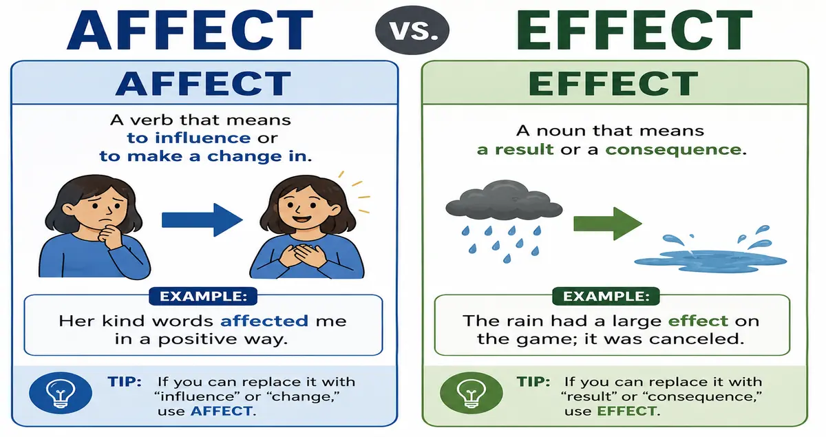 Affect vs Effect
