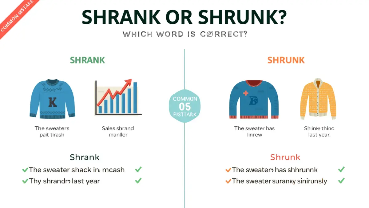 Shrank or Shrunk