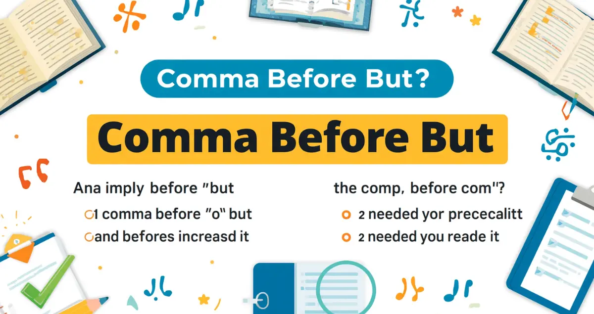 Comma Before But
