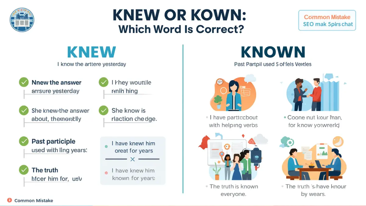 Knew or Known