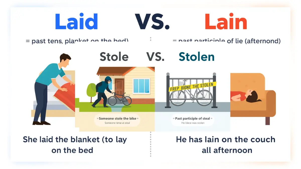 Laid or Lain