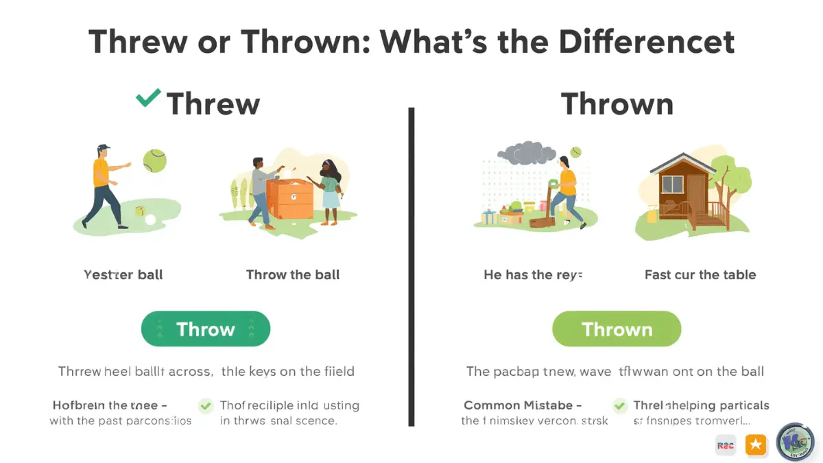 Threw or Thrown